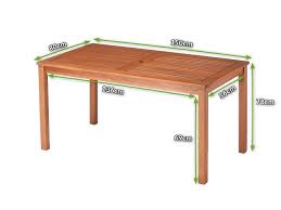Quadratische tische verfügen meist über eine diese tischform bietet ausreichend platz für zahlreiche personen. Gartentisch Dover Eukalyptusholz Fur 6 Personen Klassisches Design