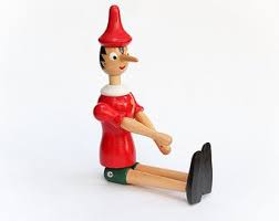 Vintage Italian Pinocchio Made From Wood 10 Wooden Dolls Pinocchio Vintage