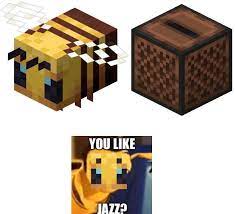 They also serve as a way for other players to see which goals have been reached. Petition To Make Bees Dance To Jazz In Minecraft 1 15 R Minecraftmemes Minecraft Bees Know Your Meme
