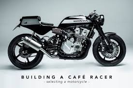 Building A Cafe Racer Choosing A Motorcycle