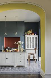 You will also find stainless steel appliances standing out and being if you're looking for kitchen color paint ideas that are a little peculiar, it's one of the top colors for you. Colour Block Kitchen With Yellow Teal And Terracotta Accents A Bright And Easy Update More Paint I Home Decor Kitchen Interior Design Kitchen House Interior