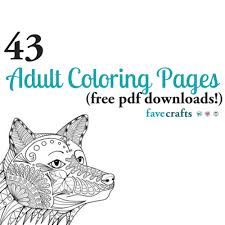🖍 over 6000 great free printable color pages. 43 Printable Adult Coloring Pages Pdf Downloads Favecrafts Com