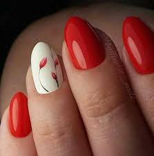 The answer to a boring nail polish routine could be some fun nail art designs! 8 Cool Red And White Nail Designs Nail Art Designs 2020