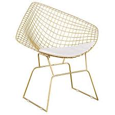 Chx Nordic Golden Wrought Iron Chair Tea Shop Coffee Shop Creative Balcony Chair C Color Gold Size L82c In 2020 Wire Dining Chairs Wrought Iron Stools Wire Chair