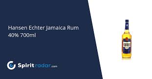 Hansen Echter Jamaica Rum 40% 700ml - Spirit Radar