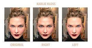 It involves partial winking of an eye. Symmetrical Beauty And The Faces Of Supermodels