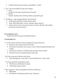 N1 nilai yang diamalkan ialah menghormati hak wanita. Nota Moral Spm
