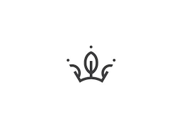 Black And White Crown Logo Eco Crown Logo Crown Logo Natural Logo Eco Logo