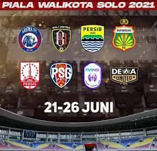 Hadapi arema fc, persib bawa misi khusus di piala walikota solo. Ini Delapan Klub Peserta Piala Wali Kota Solo 2021