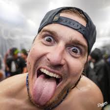 Dodger fan meets fellow fan at watch party