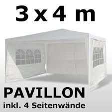 (4.5 / 5 bei 8 stimmen). Gartenpavillon Partyzelt 3x4 M Weiss