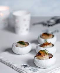 Coquilles Saint Jacques En Amuse Bouche De Carottes Pimentees A L Orange Et Si C Etait Bon Coquille Saint Jacques Amuse Bouche Gastronomique Aperitif Gastronomique