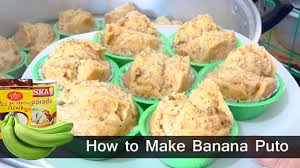 How To Make Banana Steam Cupcake Banana Puto Panlasang Pinoy Recipes