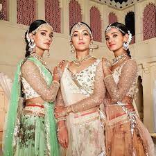Fashion designers clock thousands of hours in deciding just the designs they want to incorporate in their lehengas. Sisters Mukti Shakti Feature In Neeti Mohan S New Track Kanha Re Fashion Dresses Bollywood Fashion Fashion