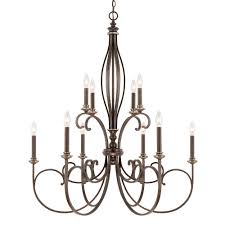 10 Light Chandelier 418701ds Illuminations