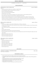 medical office coordinator resume