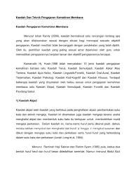 Kaedah pengajaran dan pembelajaran, kemahiran membaca. Kemahiran Membaca Kaedah Dan Teknik