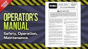 It is easy and free Operator S Manual Toro 524 724 824 Snowthrower 38040 38050 38080 1987 Youtube