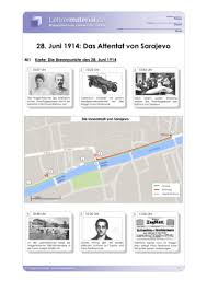 With jesper langberg, lise schrøder, lene gürtler, ole meyer. Arbeitsblatt 28 Juni 1914 Das Attentat Von Sarajevo Lehrermaterial De