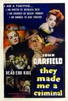 They Made Me a Criminal (1939) movie posters