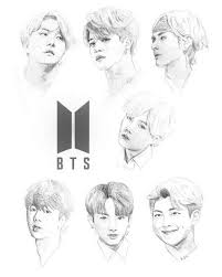 Don't copy the exact outfit. Bts As Anime Drawing Bts Drawings Drawings Bts V Bts Drawing