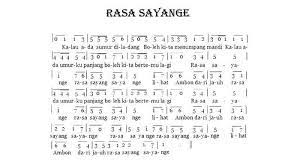 Rasa sayangrasa sayang eh,rasa sayang, sayang eh,eh lihat nona jauh,rasa sayang, sayang eh,setiap pagi mencuci gigi,mencuci gigi amalan mulia,gigi yang bersih penuh kualiti,wajah berseri kita semua. Rasa Sayange Lagu Daerah Tribunnewswiki Com Mobile