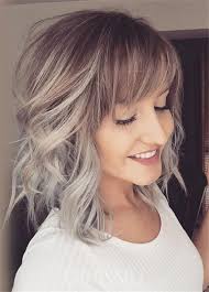 Try our 40 best medium layered haircuts ideas ❤ collection of medium length hairstyles with layers presented in our photo gallery will not leave you 19. Shoulder Length Hair With Fringe And Layers Bpatello
