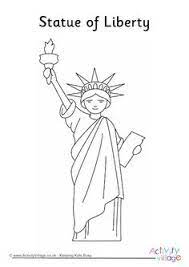 11 idees de amerique statue la liberte coloriage sam le pompier