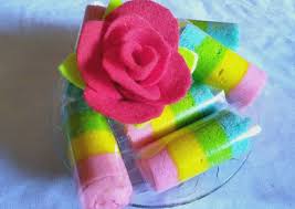 Bolu gulung mini rainbow rainbow cake. Bahan Mini Rainbow Roll Cake Bolu Gulung Kukus Mini Masakan Indonesia Olahan Mama
