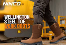 Amazon.com: NINGO Steel Toe Work Boots for Men, Waterproof ...