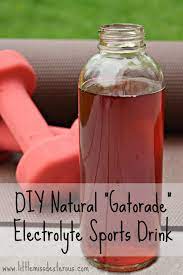 Diy All Natural Gatorade Electrolyte Sports Drink Gatorade Electrolytes Sports Drink Natural Sports Drink