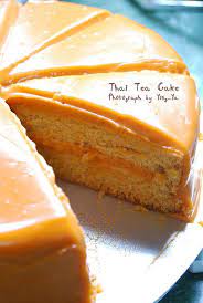 Thai Tea Cake Tea Cakes Recipes Tea Cakes Easy Cake Recipes