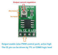 30-1500MA Adjustable Constant Current LED Driver DC 3.3V 3.7V 4.2V 5V PWM  Control Board Buck Power module - AliExpress