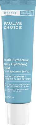 Exklusive produkte von paula's choice ✓ kostenloser versand ab 25€ ✓ 2 gratisproben | jetzt paula`s choice 2%bha liquid exfoliant bei niche beauty kaufen! Paula S Choice Resist Youth Extending Daily Hydrating Fluid Spf 50 Kaufen Niche Beauty