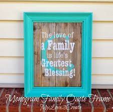 Diy Monogram Frame With Family Quote Diy Monogram Crafts Diy Crafts