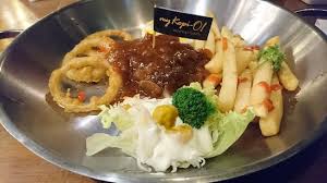 Nasi lemak kopi o, tv9. Minced Beef Steak Picture Of My Kopi O Bandung Tripadvisor
