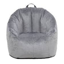 Cheap bean bag chairs for adults. Big Joe Joey Bean Bag Chair Gray Plush Fabric Walmart Com Walmart Com