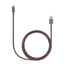 Marbled Woven Braided Lighting Cable 7ft Red Grey Candywirez Touch Of Modern