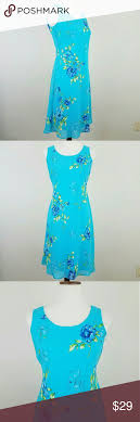 Dress Barn Petites Blue Floral Dress Floral Blue Dress Silky Dress Floral Dress
