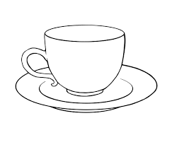 Tea Cup And Saucer Drawing Sketch Coloring Page Tea Cup Drawing Tea Cups Teacup Tattoo