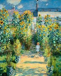 Claude Monet Der Garten Des Kunstlers In Vetheuil Kunst Gemalde Claude Monet Monet