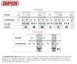 39 Memorable Simpson Helmet Sizing Chart