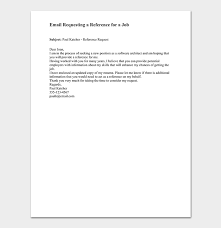 Reference Request Letter Format With Samples Tips