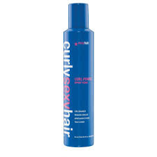 • spray on dry, previously styled hair and scrunch to revive curls. Sexyhair Curly Curl Power Spray Foam 250ml