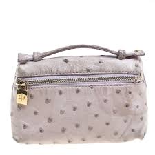 Info 2115 south lamar blvd. Loro Piana Pale Green Ostrich Leather Zip Pouch Loro Piana Tlc