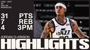 Latest on utah jazz point guard jordan clarkson including news, stats, videos, highlights and more on espn Jordan Clarkson Game High 31 Points Utah Jazz Youtube