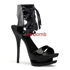 Chaussures femme tendances à petit prix. Glam Disque Sexy Chic Sandales Chaussures Femme Avec Plateau Talon 15 Ebay