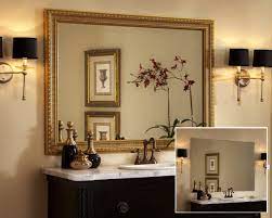 15 creative and unique diy mirror frames ideas. Framed Bathroom Mirror Ideas Houzz