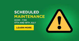 Check 'maintenance' translations into malay. Bet9ja Help On Twitter Update To Our Previous Schedule Maintenance Will Now Take Place In The Same Hours 22 00pm 07 00am Also On The 18th Maintenance Schedule 22 00 07 00 Tuesday 17th July 22 00 07 00