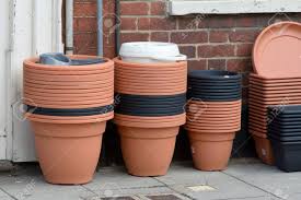 Get deals with coupon and discount code! Stacks Of Plastic Flower Pots Outside Shop Stock Photo Picture And Royalty Free Image Image 45822162